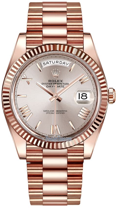 rolex everose gold men watches|Rolex everose gold day date.